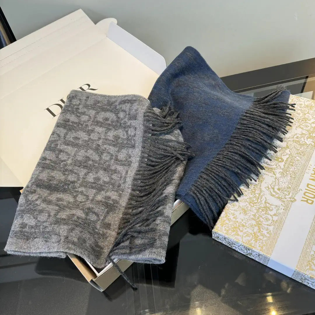 Dior Scarves Designer Scarf  Cashmere knitted D63402