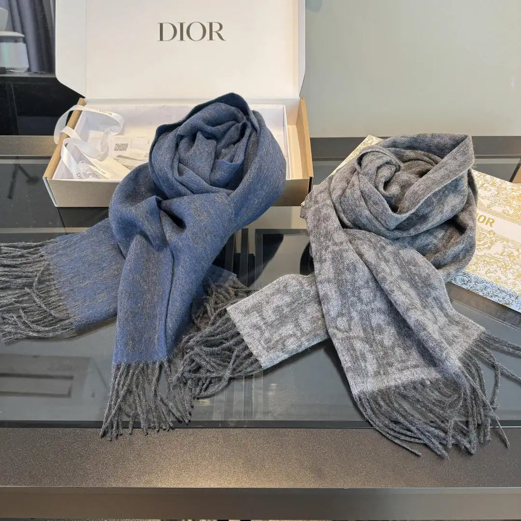 Dior Scarves Designer Scarf  Cashmere knitted D63402