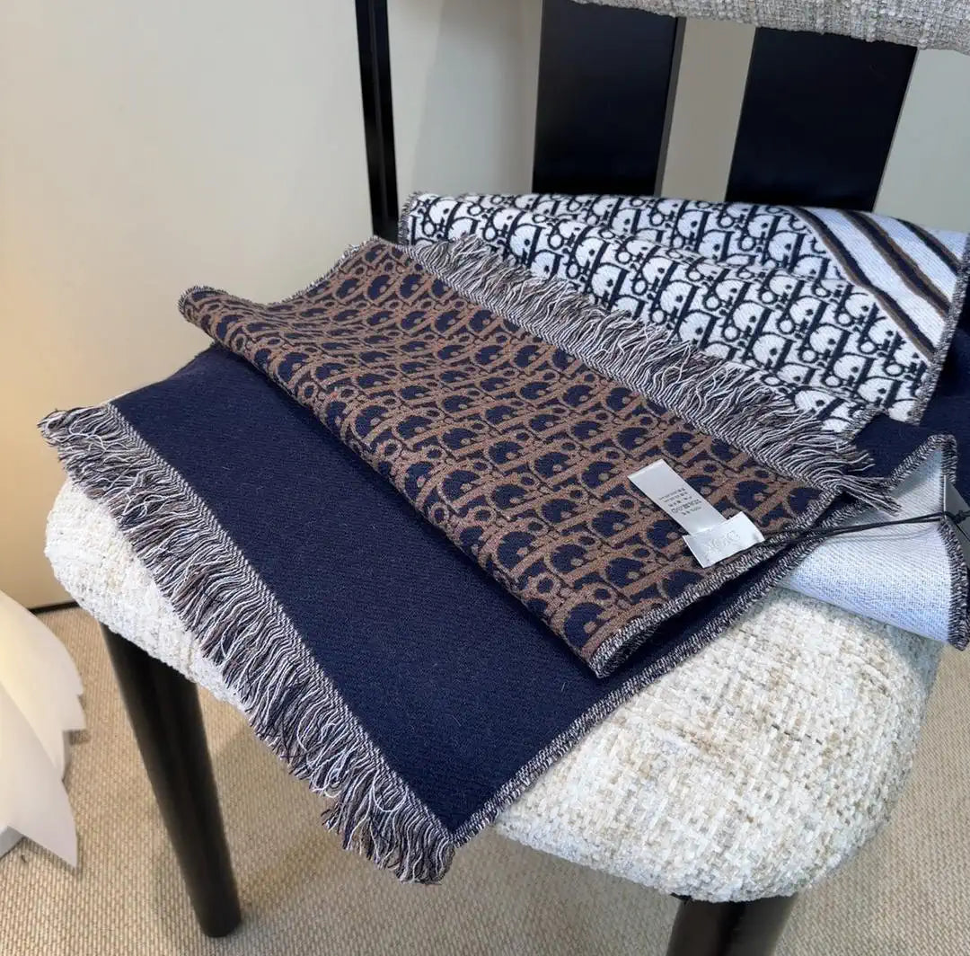 Dior Scarves Designer Scarf  Cashmere D63403