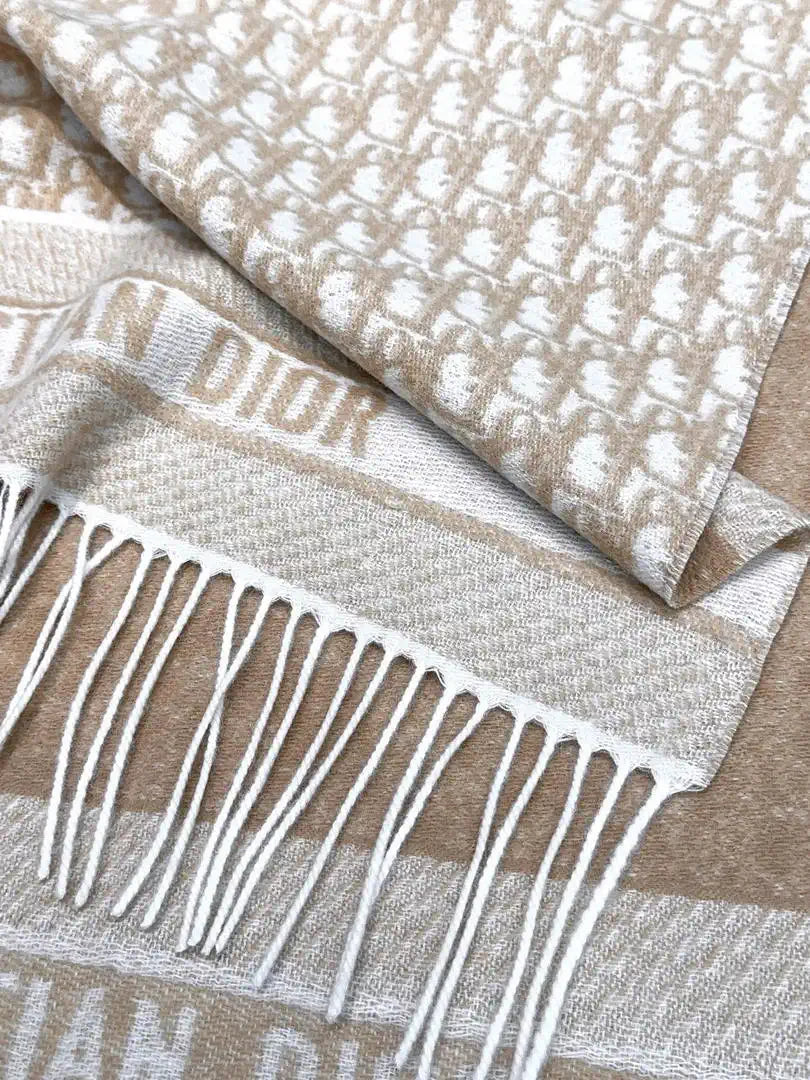 Dior Scarves Designer Scarf  Cashmere D63404