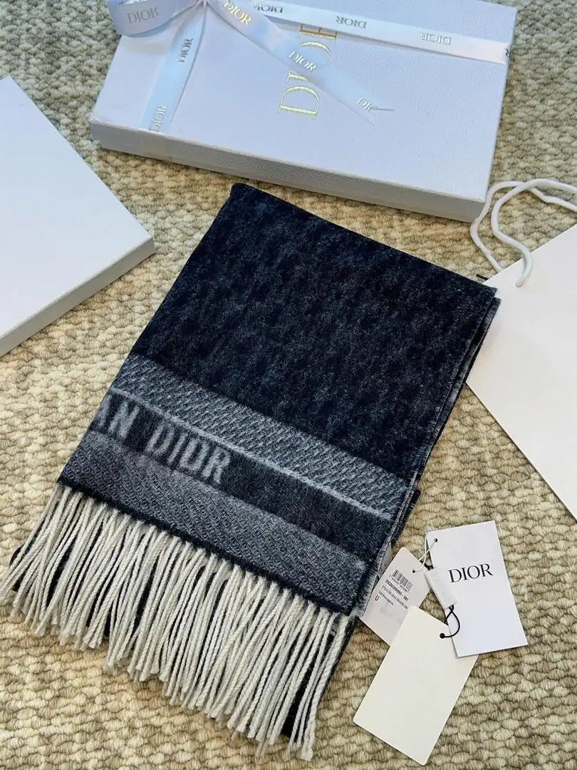 Dior Scarves Designer Scarf  Cashmere D63406