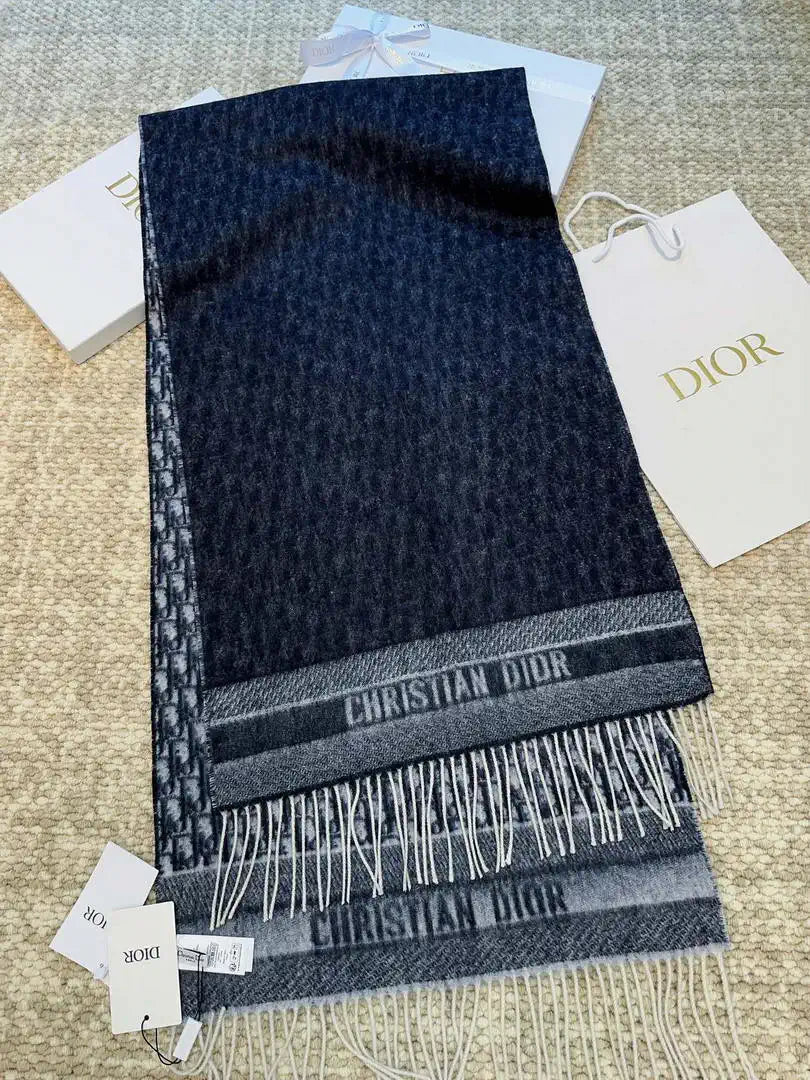 Dior Scarves Designer Scarf  Cashmere D63406