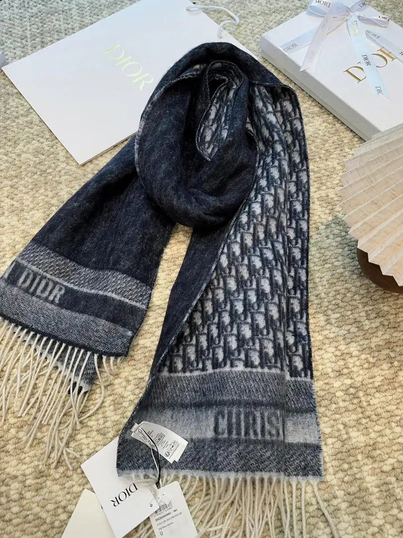 Dior Scarves Designer Scarf  Cashmere D63406