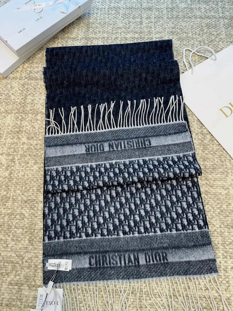 Dior Scarves Designer Scarf  Cashmere D63406