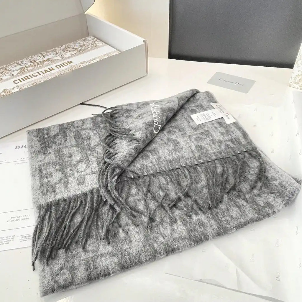 Dior Scarves Designer Scarf  Cashmere D63407
