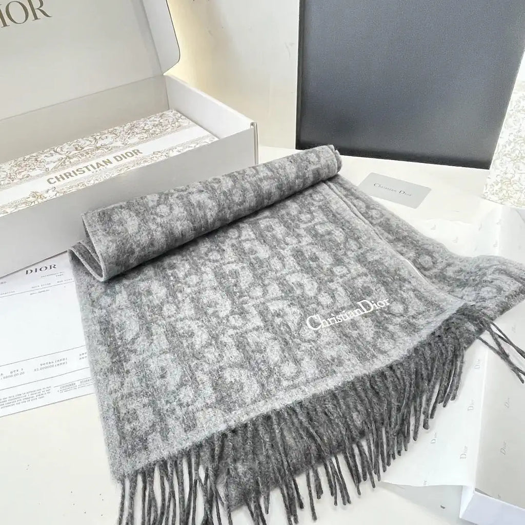 Dior Scarves Designer Scarf  Cashmere D63407
