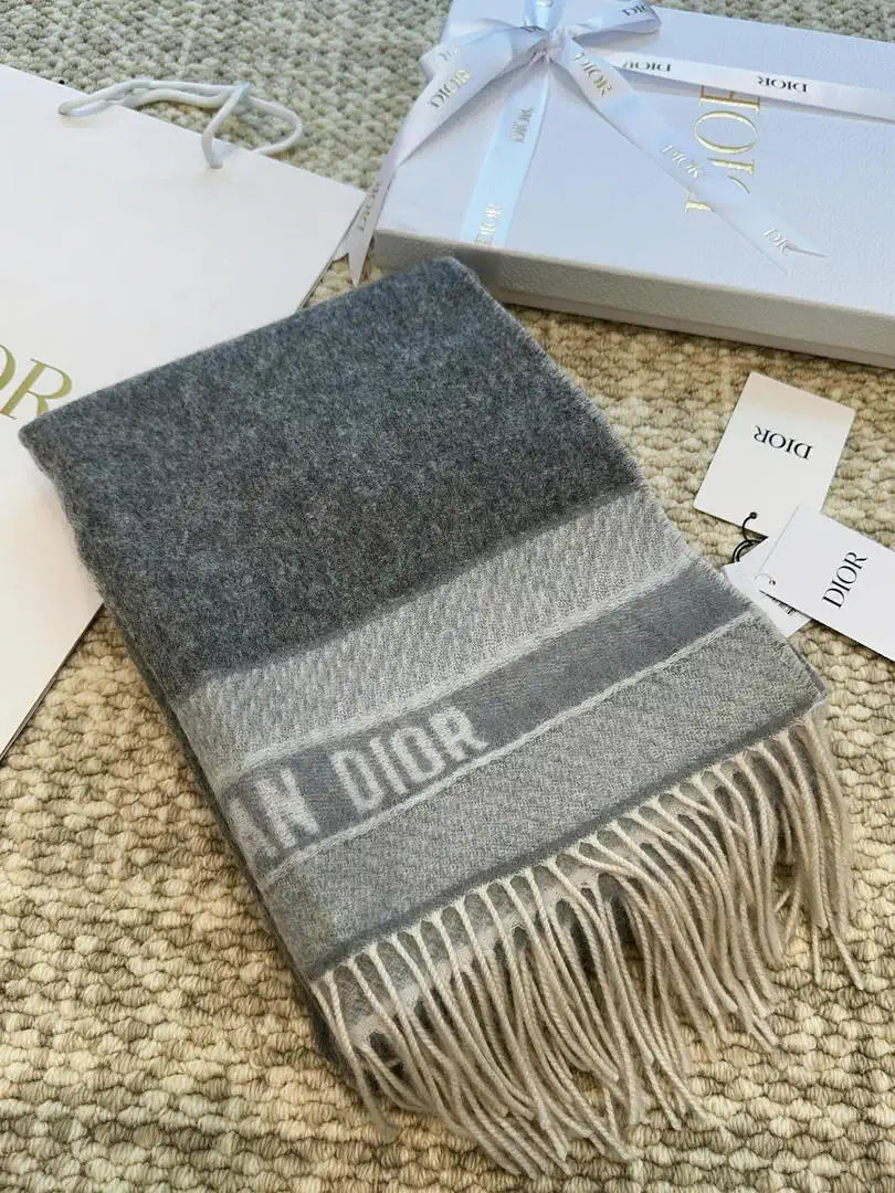 Dior Scarves Designer Scarf  Cashmere D63408