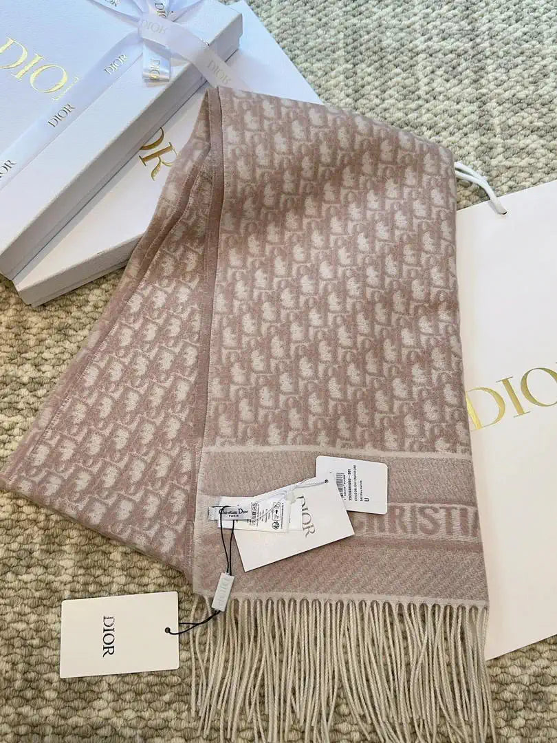 Dior Scarves Designer Scarf  Cashmere D63405