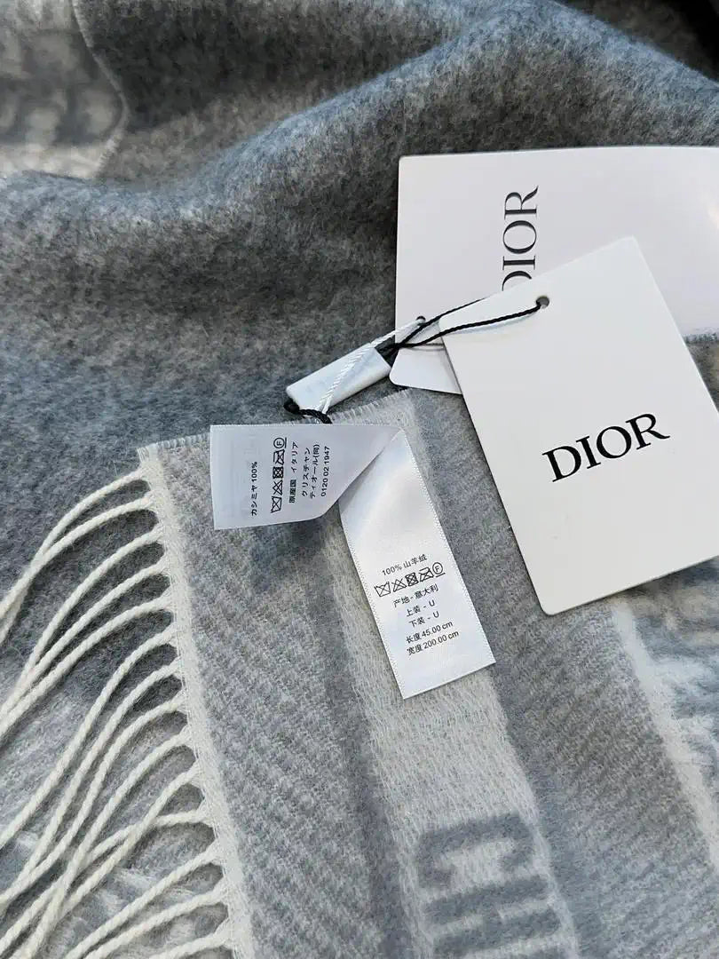 Dior Scarves Designer Scarf  Cashmere D63408