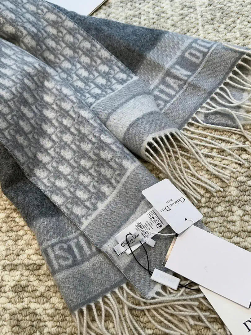 Dior Scarves Designer Scarf  Cashmere D63408