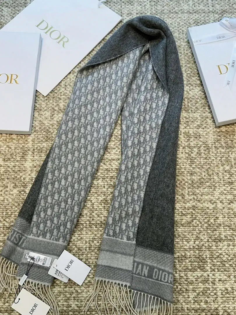 Dior Scarves Designer Scarf  Cashmere D63408
