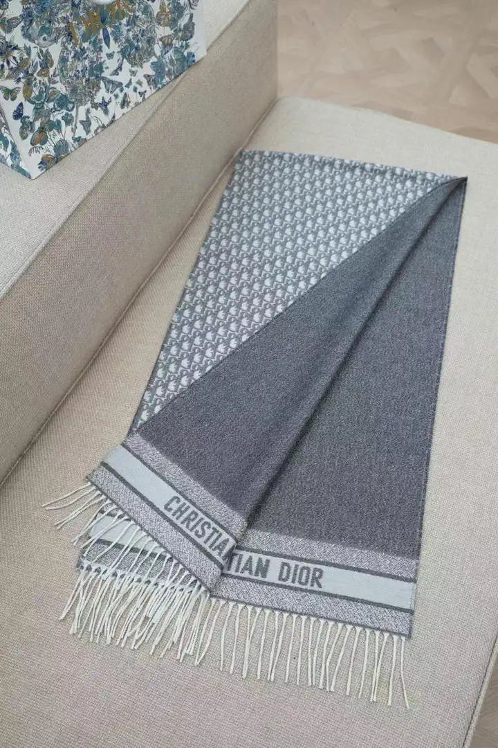 Dior Scarves Designer Scarf  Cashmere D63408