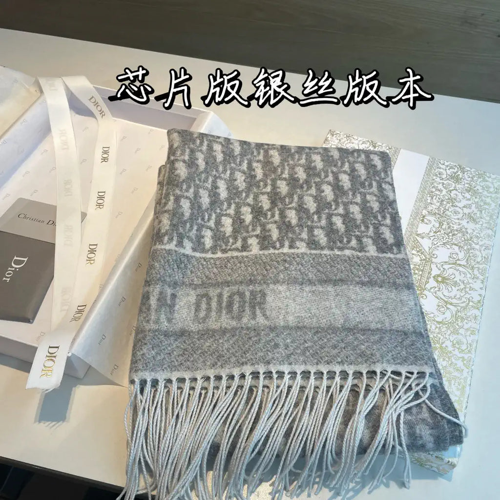 Dior Scarves Designer Scarf  Cashmere D63408