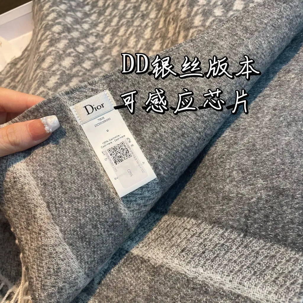 Dior Scarves Designer Scarf  Cashmere D63408