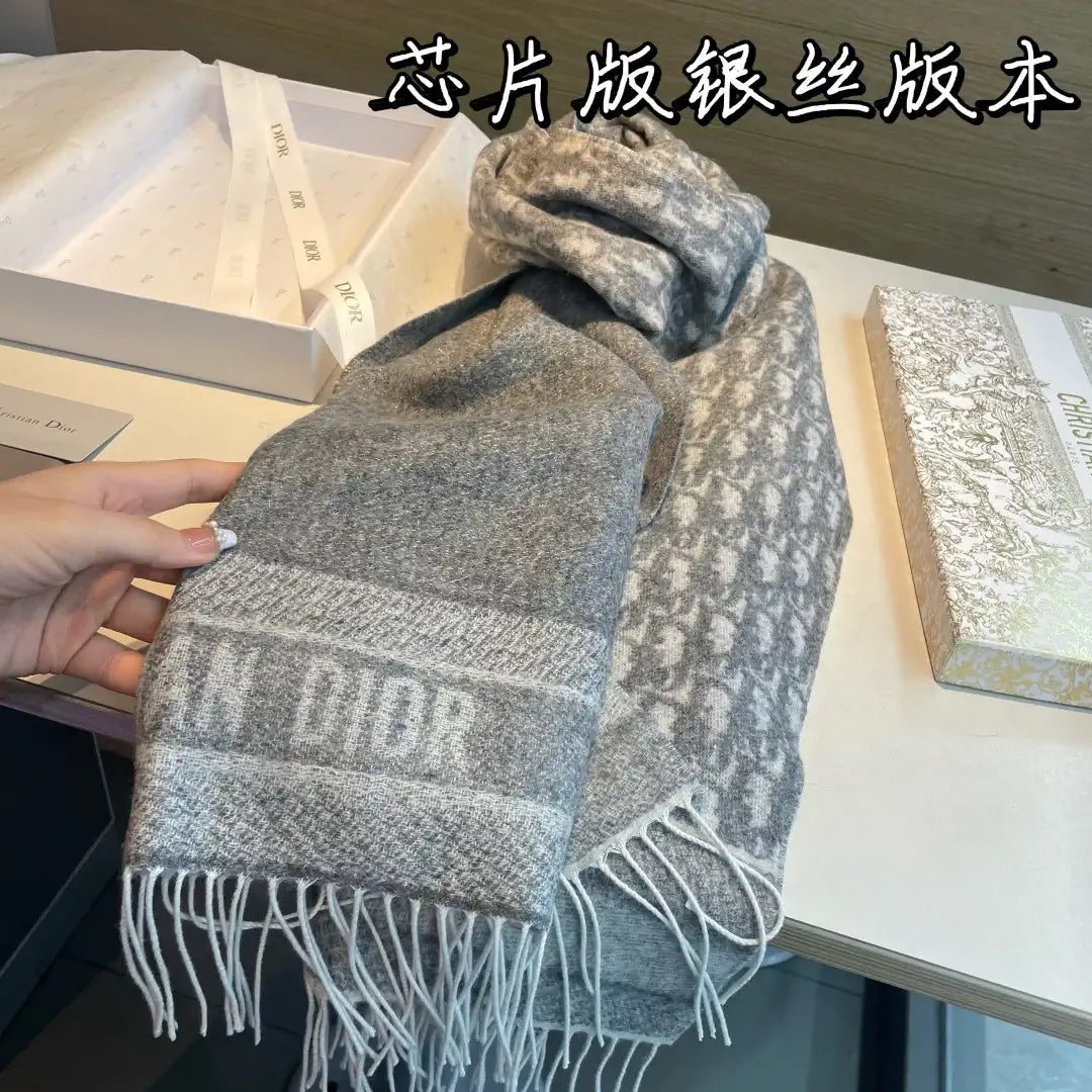 Dior Scarves Designer Scarf  Cashmere D63408
