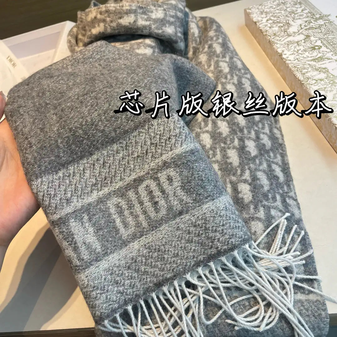 Dior Scarves Designer Scarf  Cashmere D63408