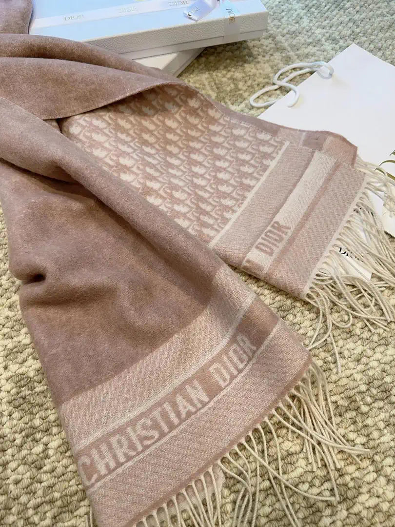 Dior Scarves Designer Scarf  Cashmere D63405