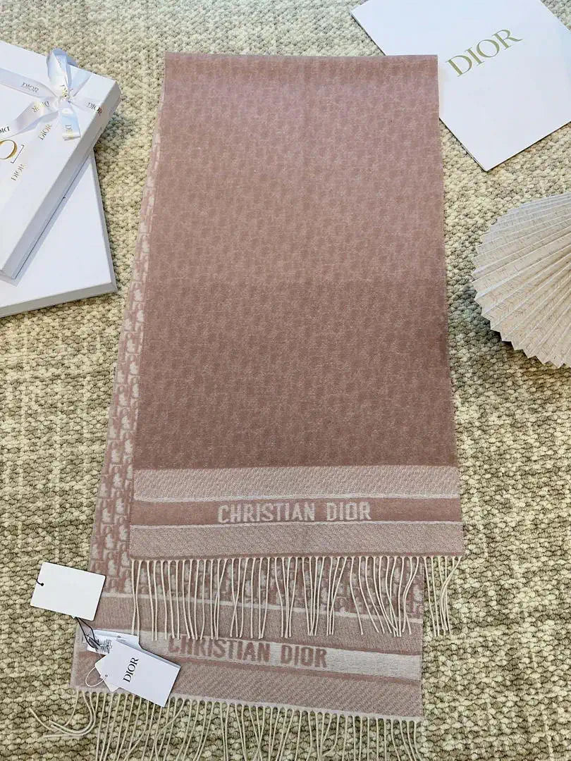 Dior Scarves Designer Scarf  Cashmere D63405