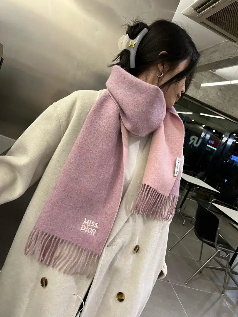 Dior Scarves Designer Scarf  100% premium Cashmere D63409