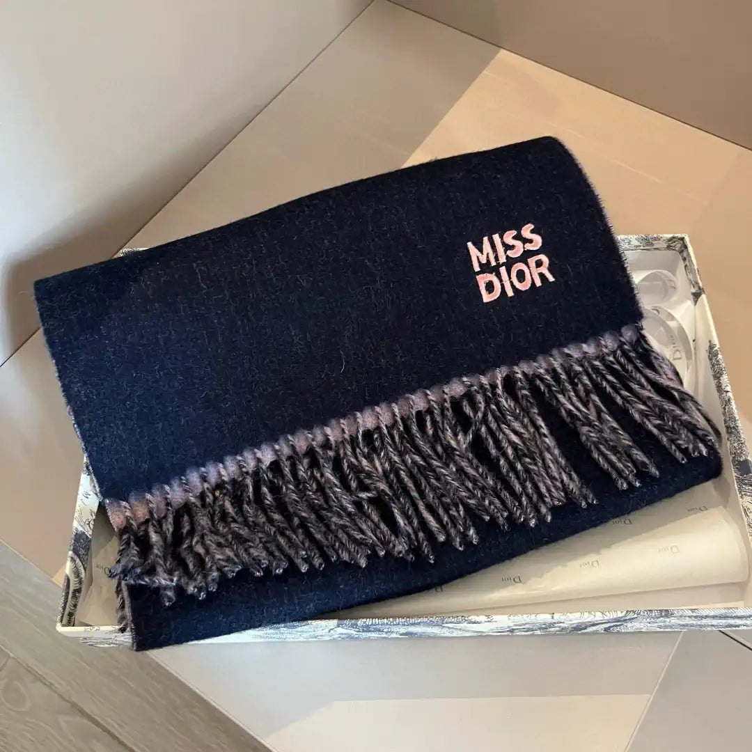 Dior Scarves Designer Scarf  100% premium Cashmere D63410