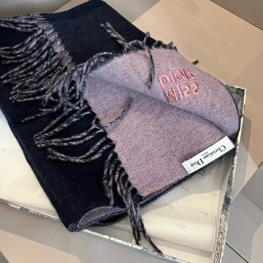 Dior Scarves Designer Scarf  100% premium Cashmere D63410