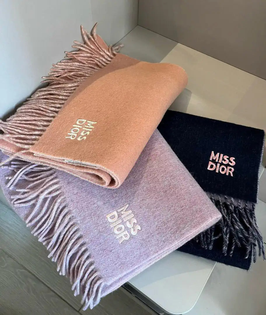 Dior Scarves Designer Scarf  100% premium Cashmere D63411