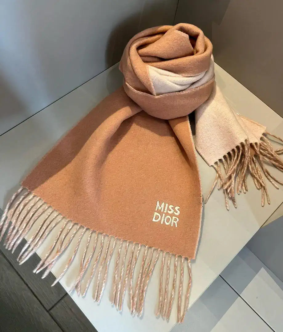 Dior Scarves Designer Scarf  100% premium Cashmere D63411