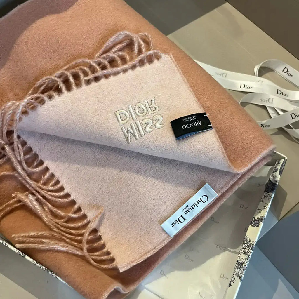 Dior Scarves Designer Scarf  100% premium Cashmere D63411