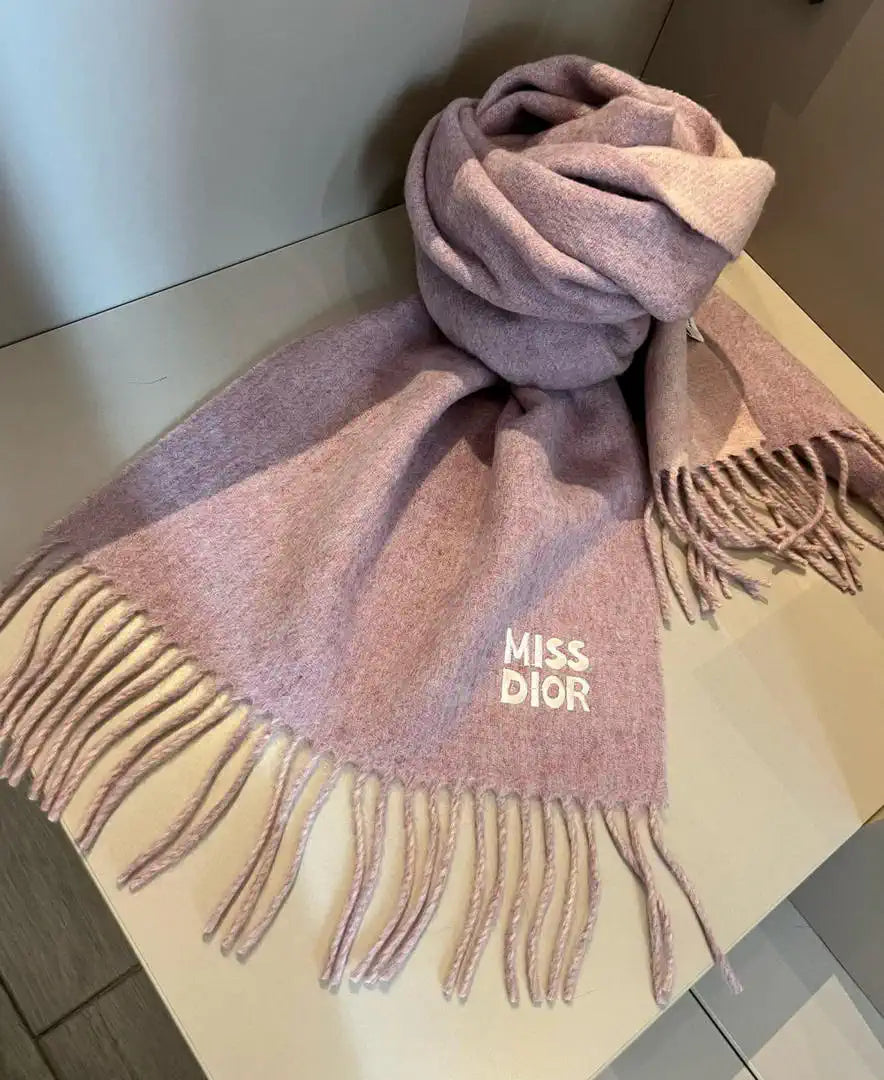 Dior Scarves Designer Scarf  100% premium Cashmere D63409