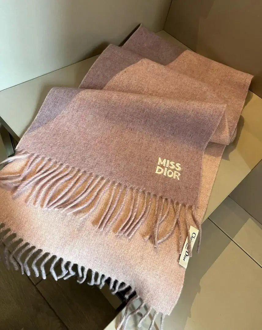 Dior Scarves Designer Scarf  100% premium Cashmere D63409