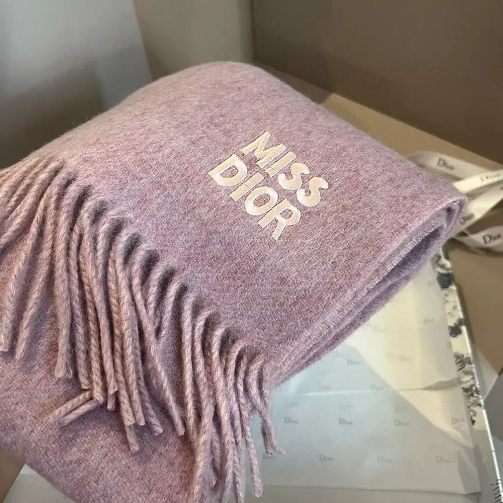 Dior Scarves Designer Scarf  100% premium Cashmere D63409
