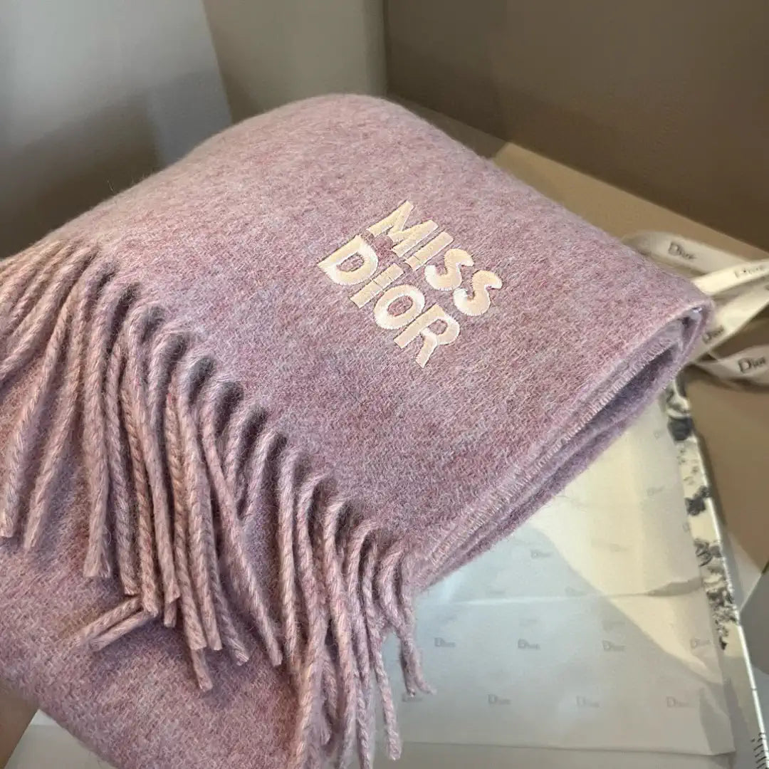 Dior Scarves Designer Scarf  100% premium Cashmere D63409