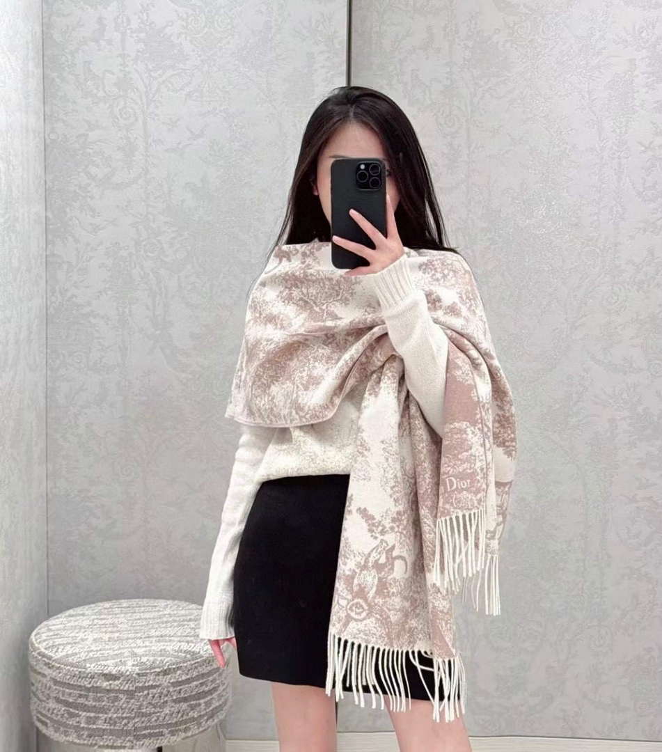 Dior Scarves Designer Scarf D63281 - Default Title - View 1