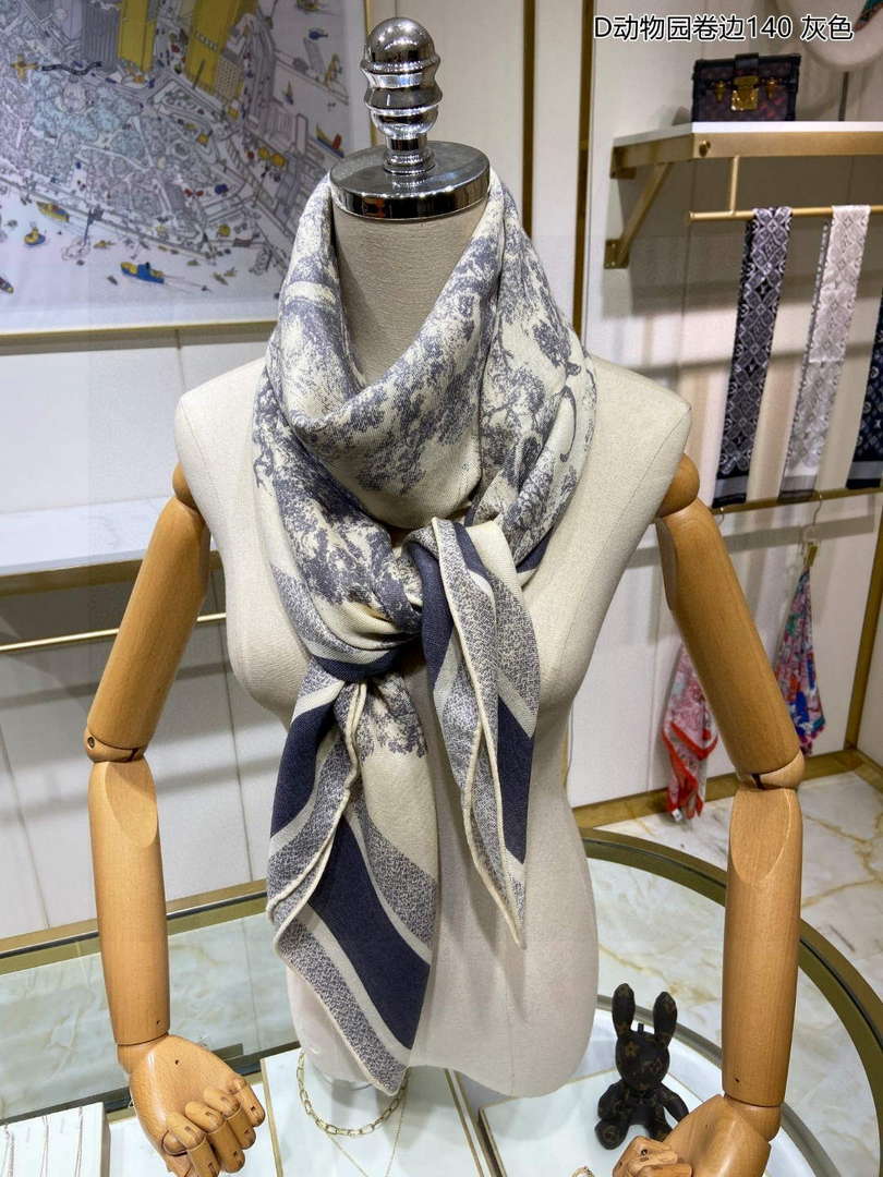 Dior Scarves Designer Scarf D63285 - Default Title - View 1