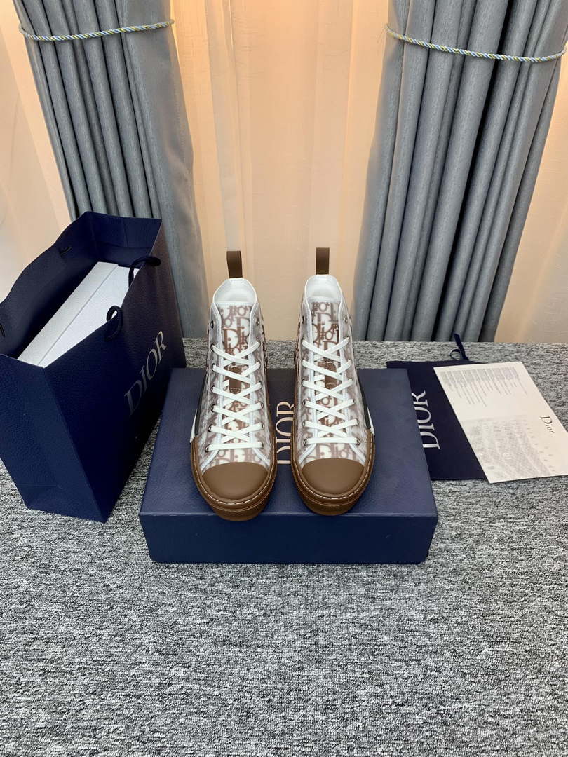Dior Shoes Men and Women Dior B23 High-top Sneaker 3SH118YJP_H069 Ref.195212