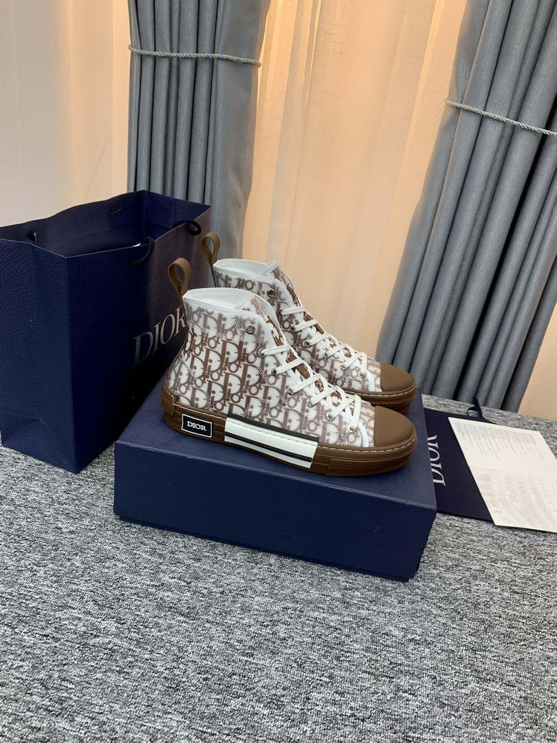 Dior Shoes Men and Women Dior B23 High-top Sneaker 3SH118YJP_H069 Ref.195212