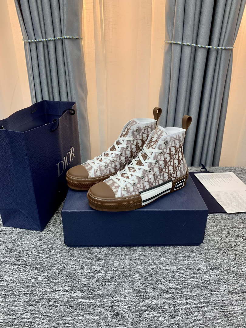 Dior Shoes Men and Women Dior B23 High-top Sneaker 3SH118YJP_H069 Ref.195212
