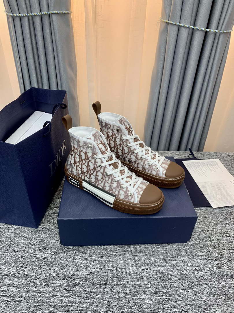 Dior Shoes Men and Women Dior B23 High-top Sneaker 3SH118YJP_H069 Ref.195212