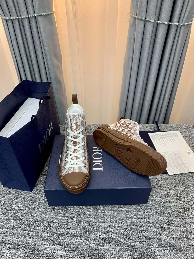 Dior Shoes Men and Women Dior B23 High-top Sneaker 3SH118YJP_H069 Ref.195212