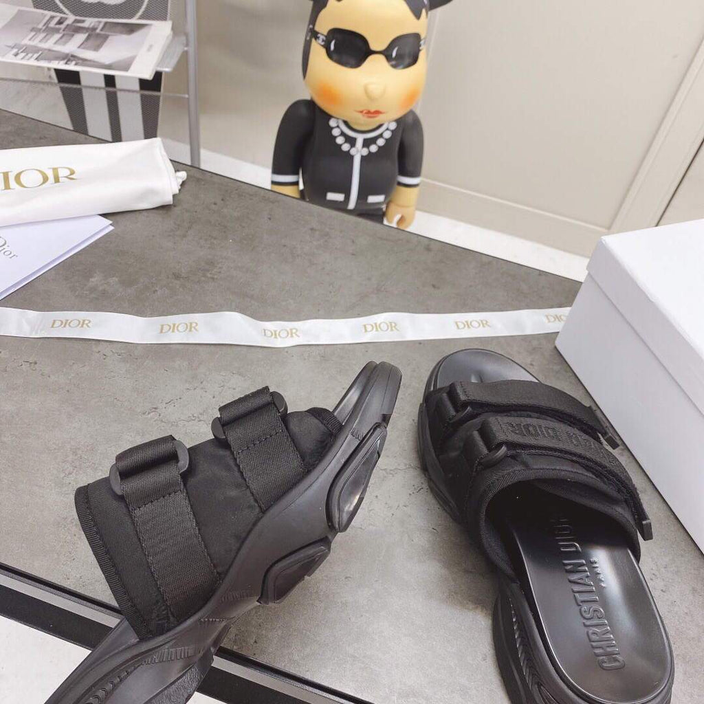 Dior Slippers Hot Sale Dior Sandals Black 81180 - luxibagsmall