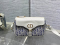 Dior Small 30 Montaigne Pocket Bag Dior Oblique Chambray Light Blue M4600