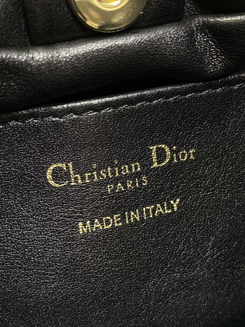 Dior Small Dior Bow Bag Lambskin M0715 Black
