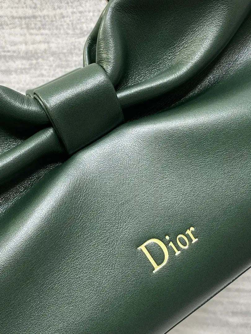Dior Small Dior Bow Bag Lambskin M0715 Green