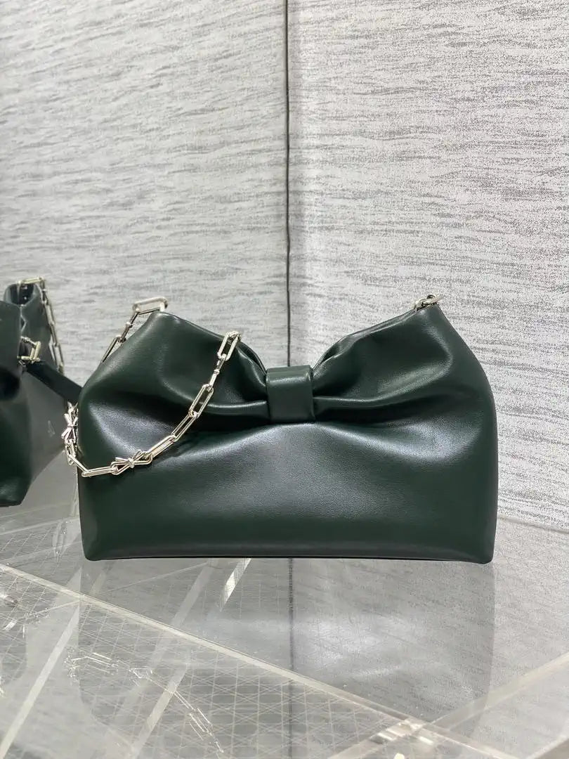 Dior Small Dior Bow Bag Lambskin M0715 Green