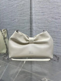 Dior Small Dior Bow Bag Lambskin M0715 White