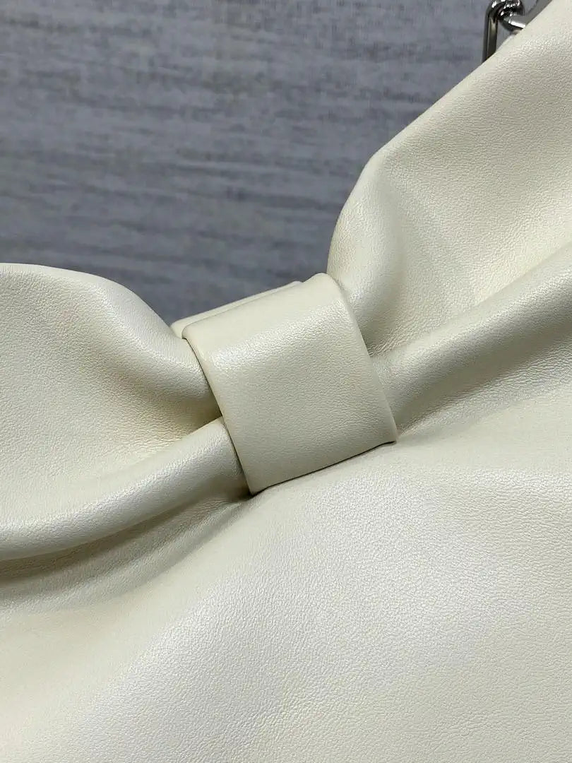 Dior Small Dior Bow Bag Lambskin M0715 White