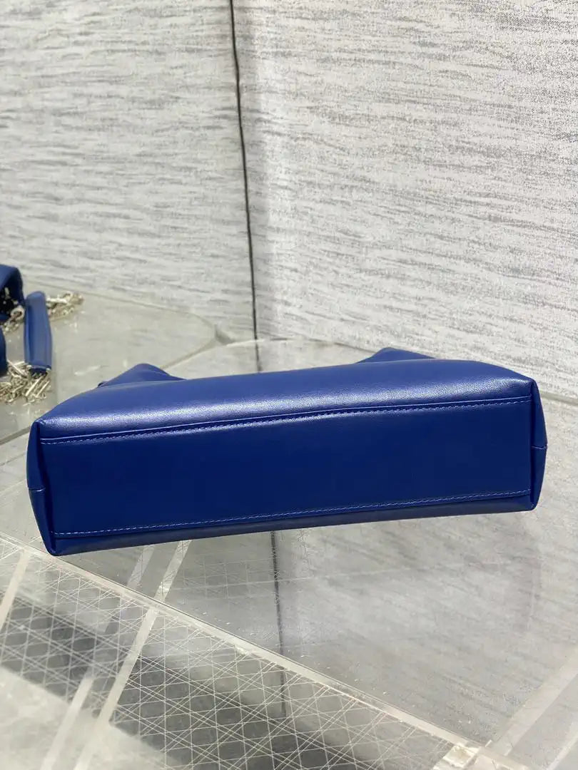 Dior Small Dior Bow Bag Lambskin M0715 Cobalt Blue