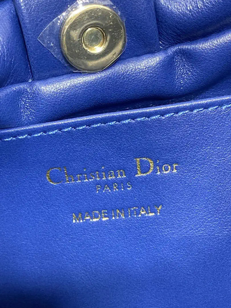 Dior Small Dior Bow Bag Lambskin M0715 Cobalt Blue