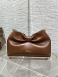 Dior Small Dior Bow Bag Lambskin M0715 Dark Brown