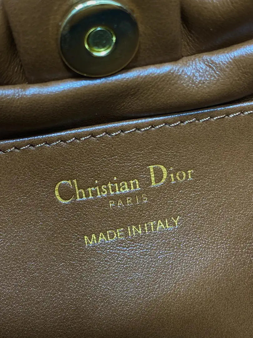 Dior Small Dior Bow Bag Lambskin M0715 Dark Brown